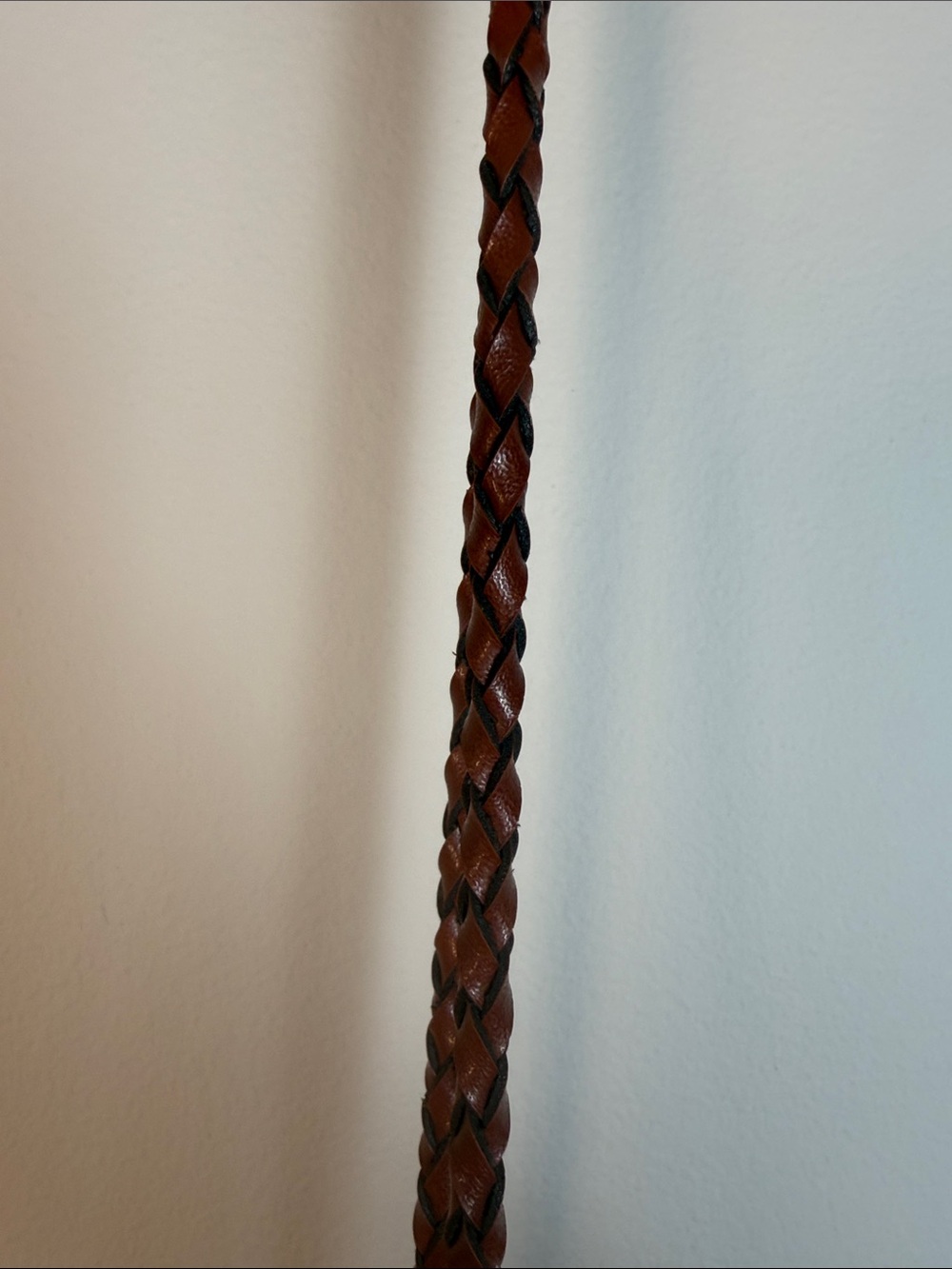Vintage Boho Woven Brown Bag with Braided Strap - Picture 5 of 16